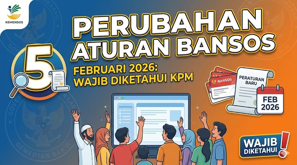5 Perubahan Aturan Bansos Februari 2026 yang Wajib Diketahui KPM