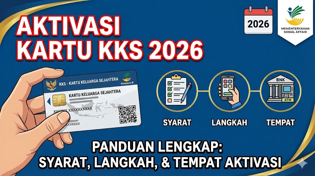 Cara Aktivasi Kartu KKS untuk Bansos 2026: Syarat, Langkah, dan Tempat Aktivasi