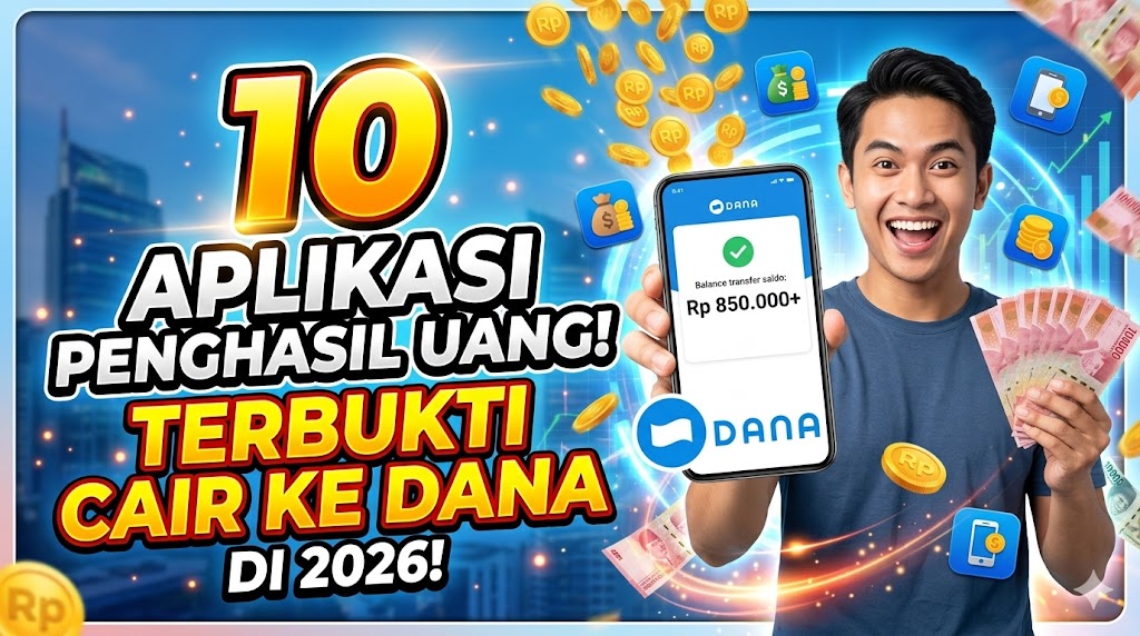 10 Aplikasi Penghasil Uang yang Terbukti Cair ke Dana di 2026