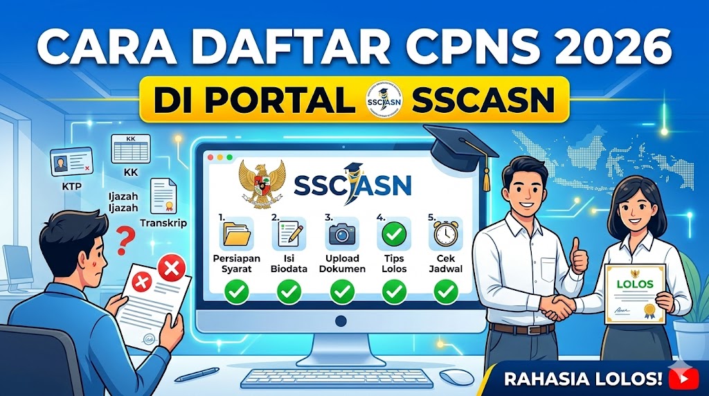 Cara Daftar CPNS 2026 di Portal SSCASN: Syarat, Langkah, dan Tips Lolos