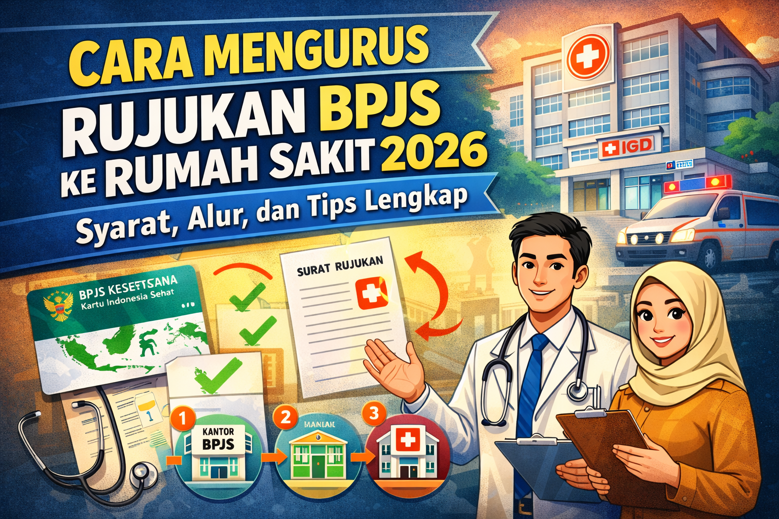 Cara Mengurus Rujukan BPJS ke Rumah Sakit 2026: Syarat, Alur, dan Tips Lengkap
