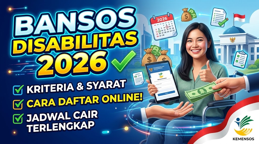 Syarat Bansos Disabilitas 2026: Kriteria, Cara Daftar, dan Jadwal Pencairan